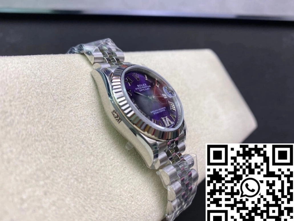 31MM EW Rolex Factory Datejust Dial Purple M178274-0088 0322